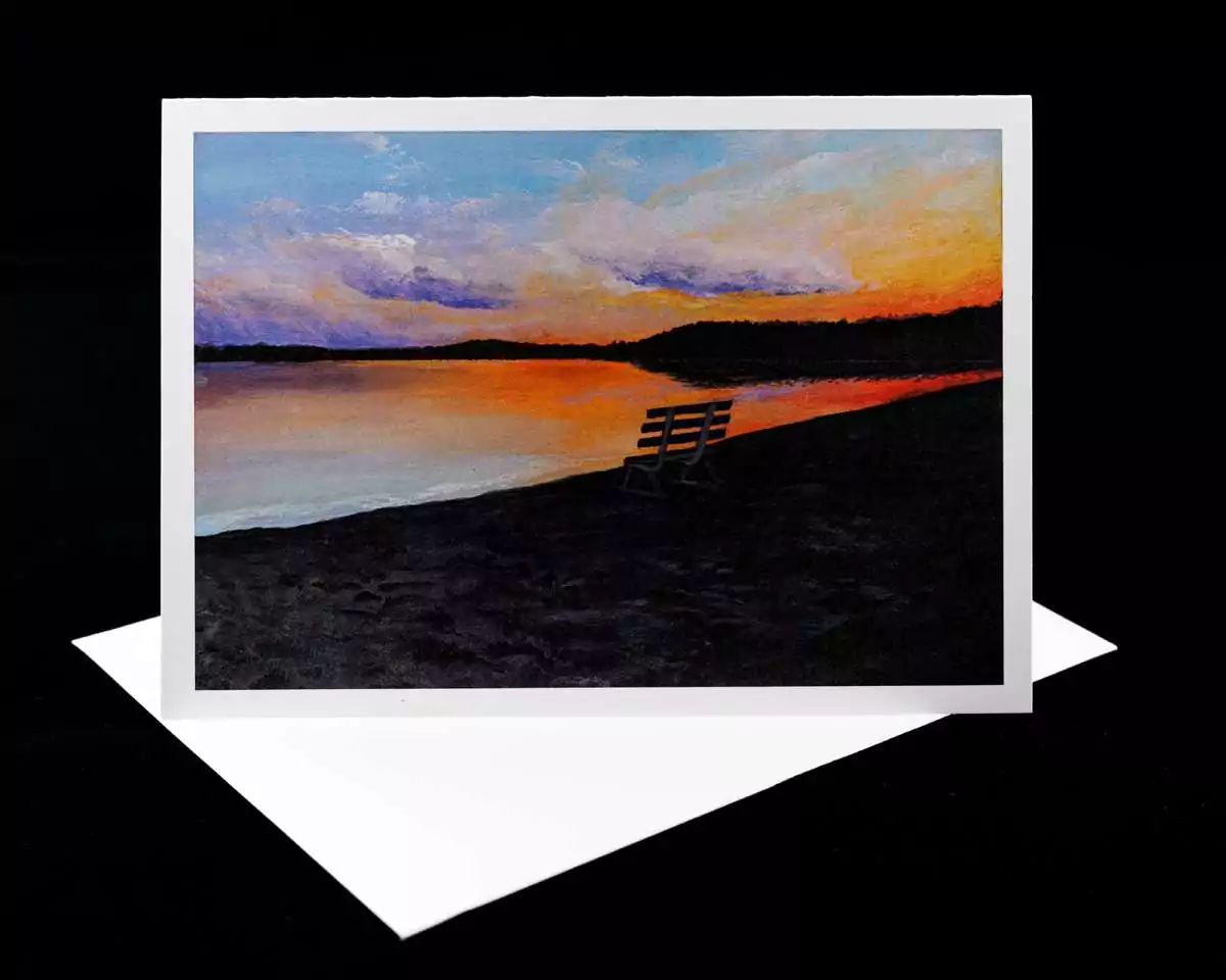 Pinecreat Park, Lake Huron Art Card