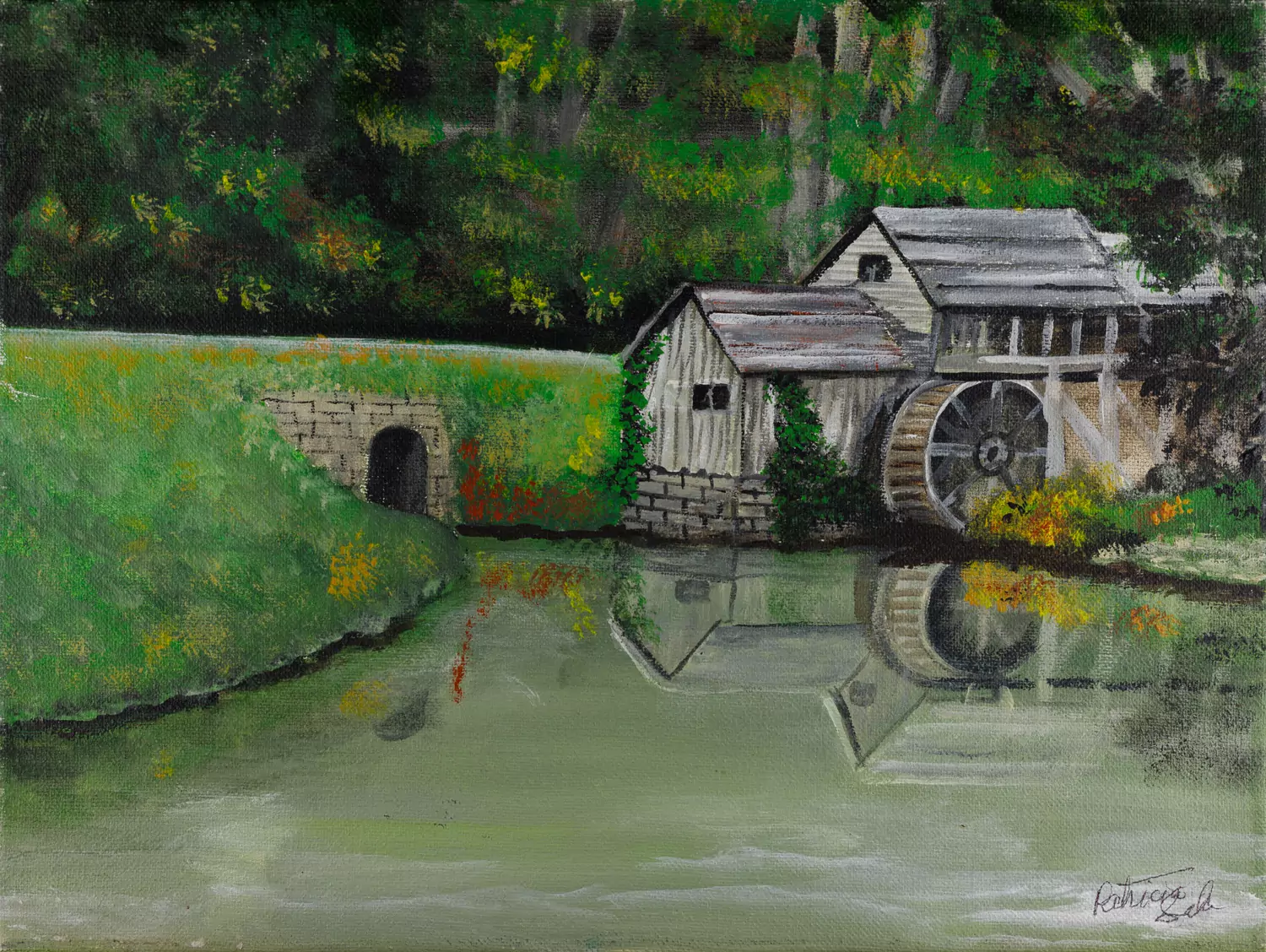 Waterwheel print